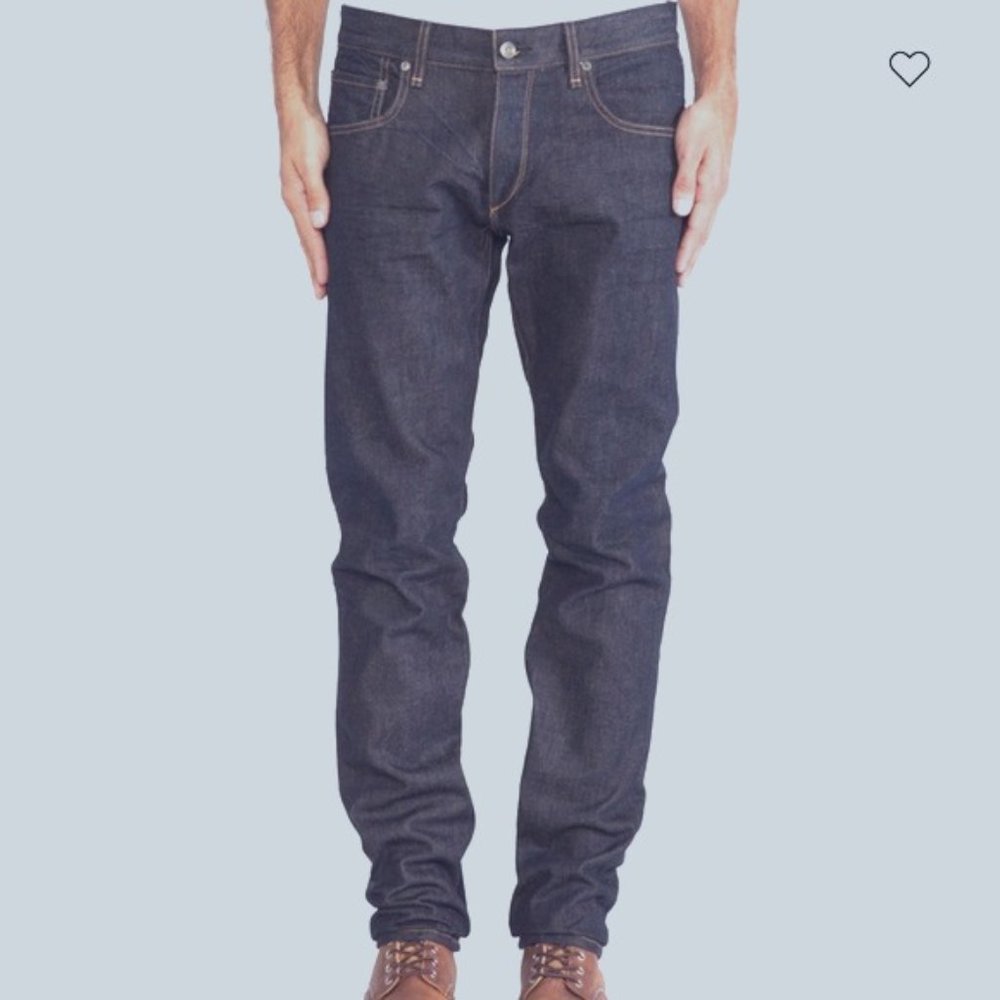 RAG & BONE STANDARD ISSUE FIT 2 SLIM LEG jean "DARK VINTAGE" stretch 29 Short